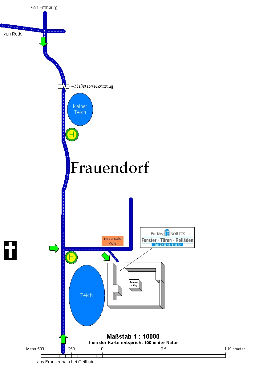 Wegbeschreibung zur Firma Jouml;rg Boritz